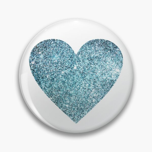 Item preview, Beautiful bleu Glitter Heart Glamour  designed and sold by ArtOneDesign.