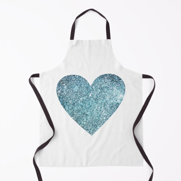 Item preview, Beautiful bleu Glitter Heart Glamour  designed and sold by ArtOneDesign.
