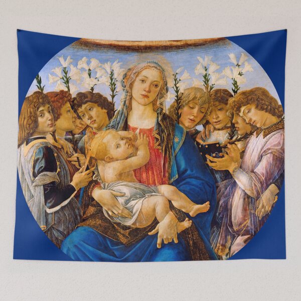 Item preview, Sandro Botticelli "Mary with the Child and Singing Angels" designed and sold by Alexandra Dahl.