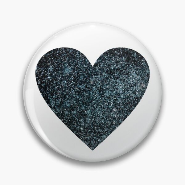Item preview, Beautiful bleu in black Glitter Heart Glamour  designed and sold by ArtOneDesign.