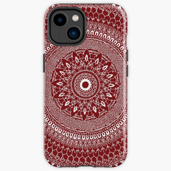 Thai Fusion Mandala | Red - By SimmyGhatt iPhone Tough Case