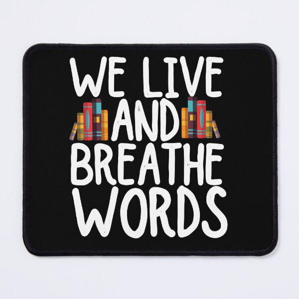 Item preview, We live and breathe words designed and sold by ronaldsonou.