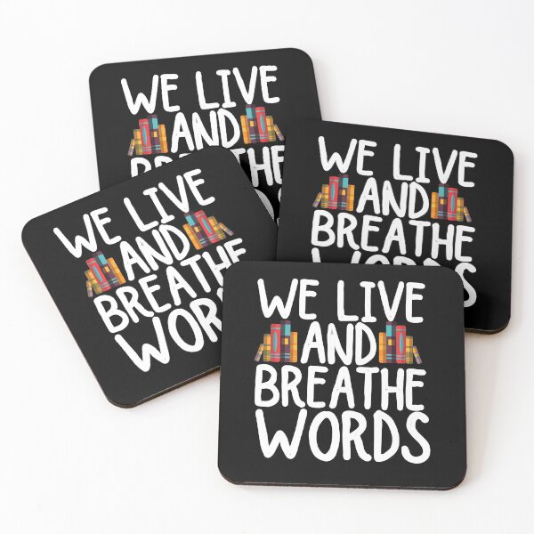 Item preview, We live and breathe words designed and sold by ronaldsonou.