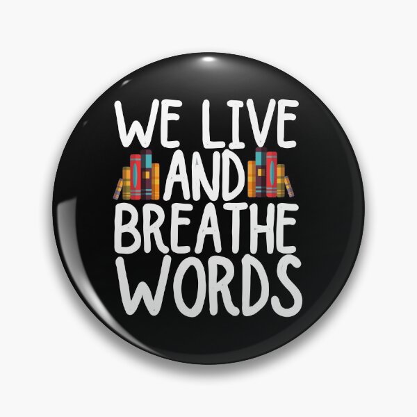 Item preview, We live and breathe words designed and sold by ronaldsonou.