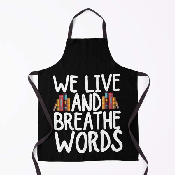 Item preview, We live and breathe words designed and sold by ronaldsonou.