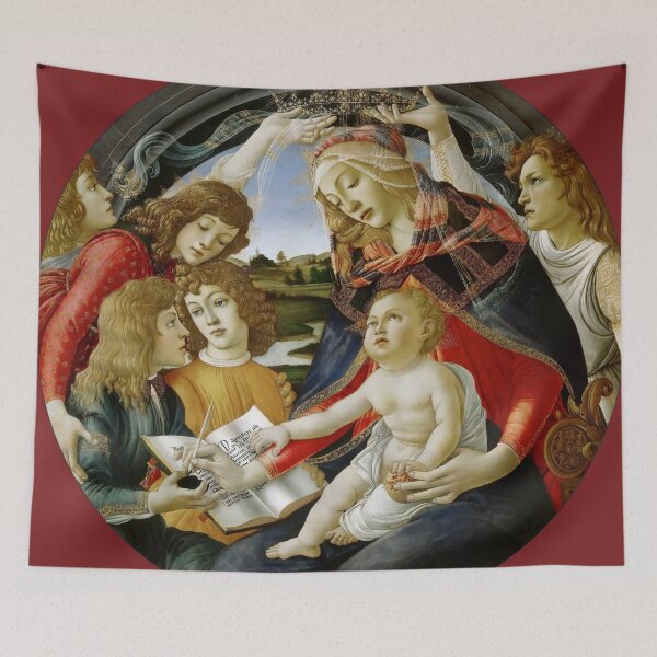 Item preview, Sandro Botticelli "Madonna of the Magnificat" designed and sold by Alexandra Dahl.