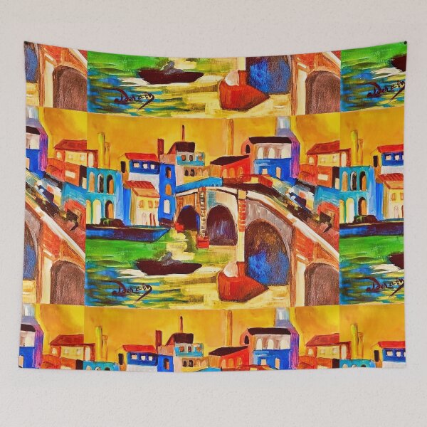 Item preview, London Bridge, Andre Derain, Watercolor Landscape French Art (1880-1954) (Digitally enhanced by Watermark NZpress) designed and sold by CristalleLisa.