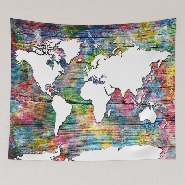 Item preview, world map designed and sold by BekimART.