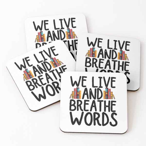 Item preview, We live and breathe words designed and sold by ronaldsonou.