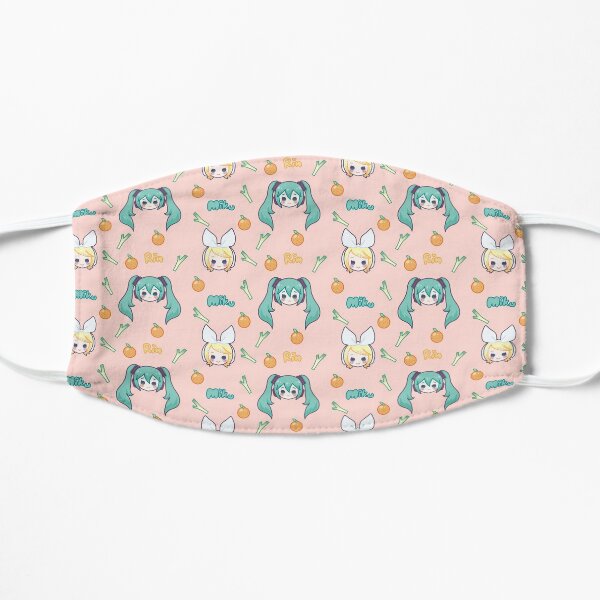 Miku and Rin Chibis Flat Mask
