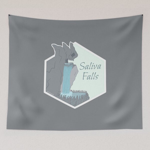 Item preview, Saliva Falls - RPG State Park Sticker designed and sold by HollyCat.
