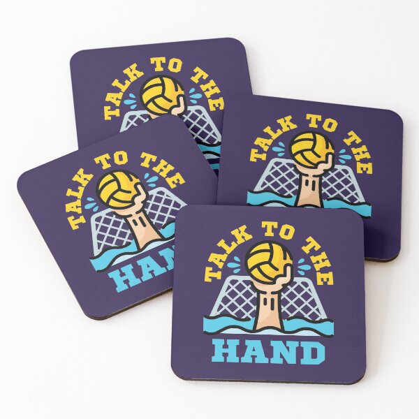 Item preview, Talk to the Hand Funny Water Polo Goalie designed and sold by jaygo.