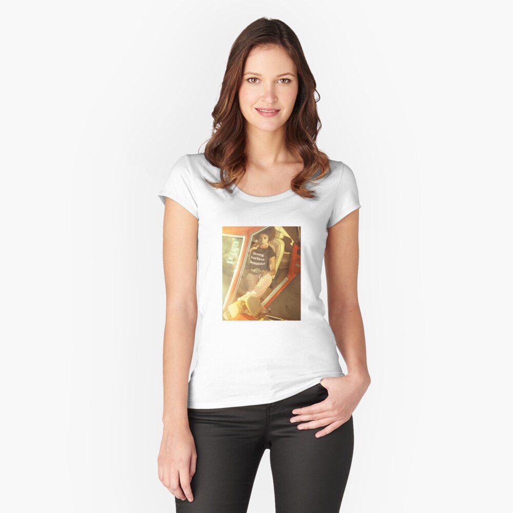 Item preview, Fitted Scoop T-Shirt designed and sold by CoffeeCupLife2.