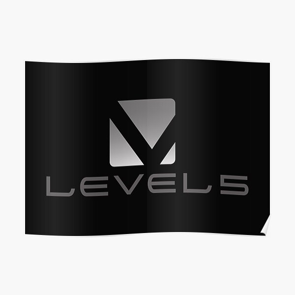 "Level 5 (レベルファイブ) Logo" Poster for Sale by RubenCRM | Redbubble