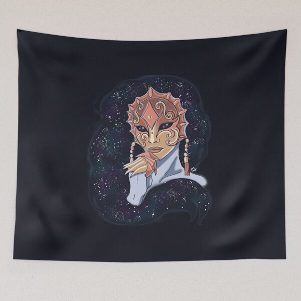 Item preview, Masked Woman | Mystical Lady designed and sold by Karli Mogen.