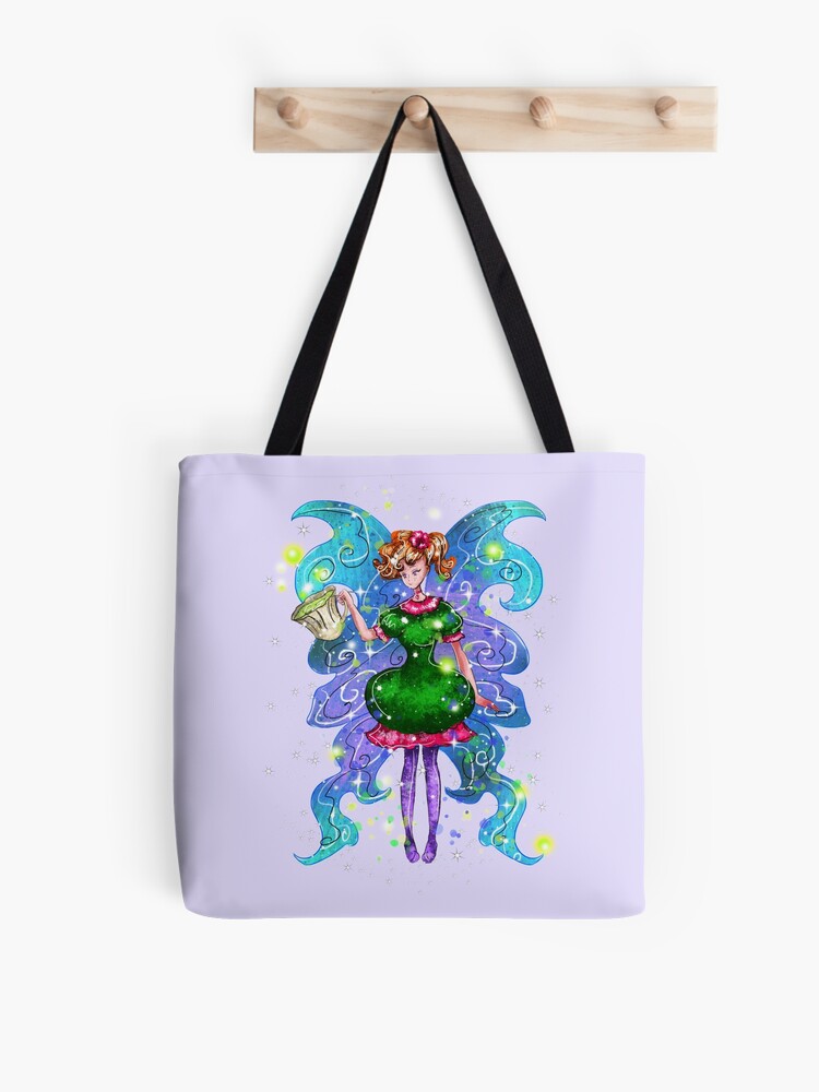 Thumbnail 1 of 2, Tote Bag, Tyra The Teacup Fairy™ designed and sold by TeelieTurner.