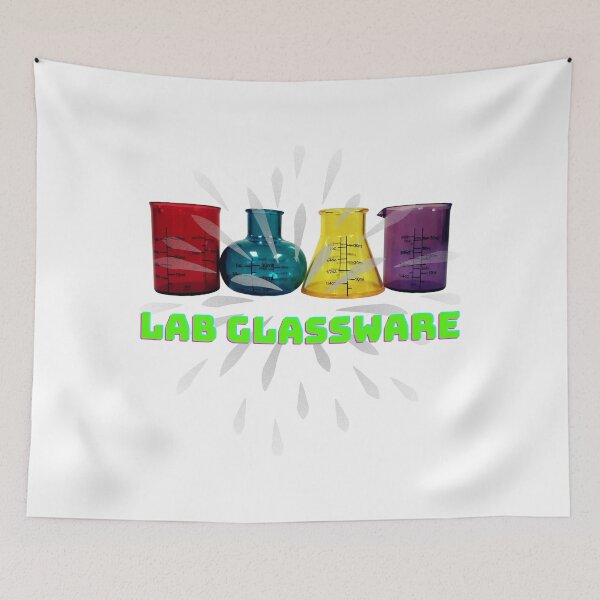 Item preview, Colorful Lab Glassware Beaker and Flask designed and sold by LoloTrends.