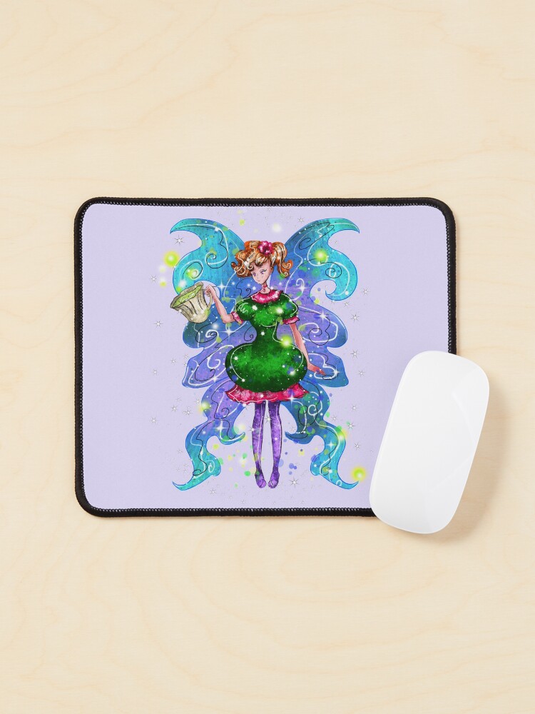 Thumbnail 1 of 5, Mouse Pad, Tyra The Teacup Fairy™ designed and sold by TeelieTurner.