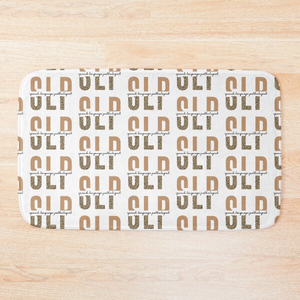 Item preview, SLP Speech language pathologist Cheetah typography | Speech language Pathology | Speech pathologist gifts designed and sold by Violet Treasures.