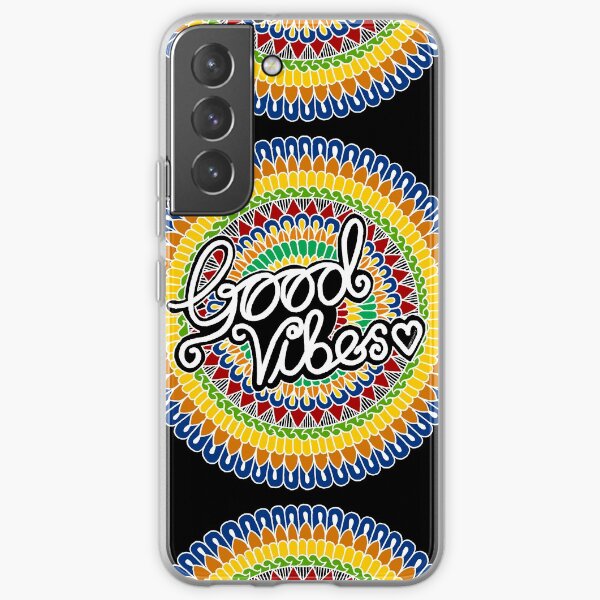 Good Vibes Mandala by SimmyGhatt Samsung Galaxy Soft Case