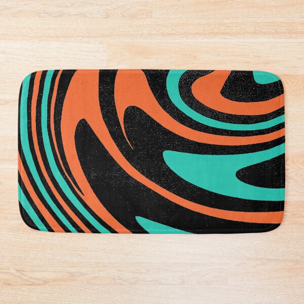 Item preview,  Midcentury modern pattern, curvey, waves,green yellow and black abstract pattern, 1960s pattern, bad trip designed and sold by Nostrathomas66.