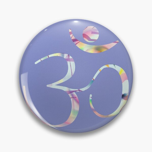 Item preview, OM Logo - Fractal Pattern on Purple designed and sold by Fractal Journeys, etc. .