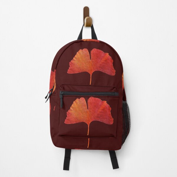 Item preview, Fall Autumn Leaf Red Orange Ginkgo Biloba designed and sold by badlydrawnbabe.