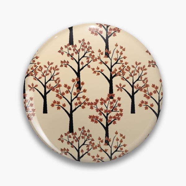Item preview, 5 Fall Trees on cream. designed and sold by PlaneNsimple.