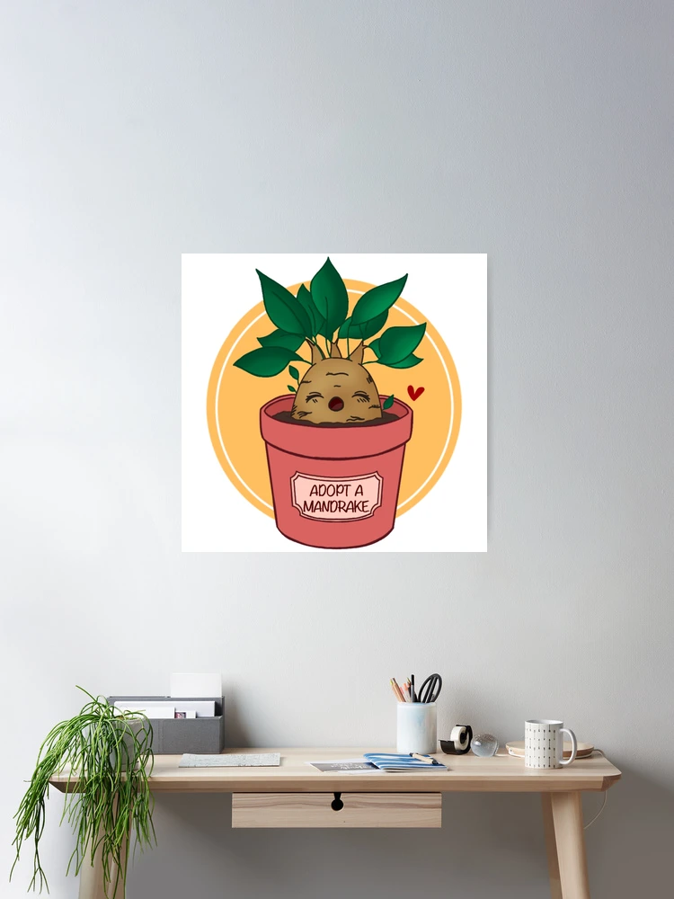 Adopt a Mandrake Sticker for Sale by mmdr07