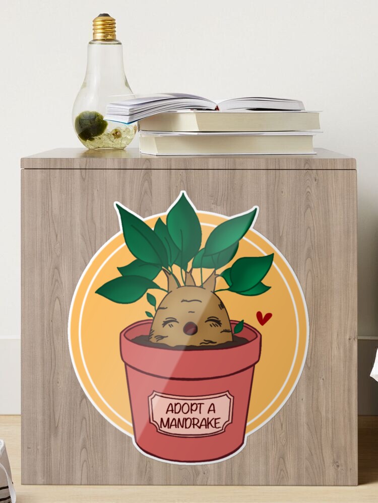 Adopt a Mandrake Sticker for Sale by mmdr07