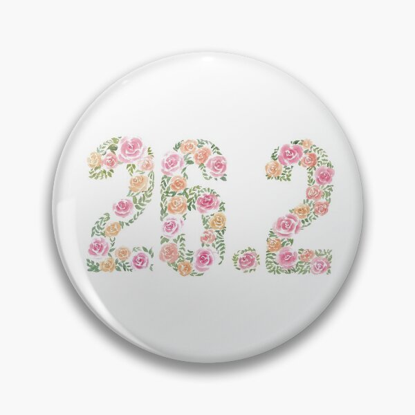 Item preview, Watercolor floral letters 26.2 marathon art, gift for runner designed and sold by fengyuhao.