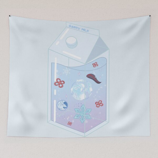 Item preview, Ganyu Milk Carton  designed and sold by Karucchi.