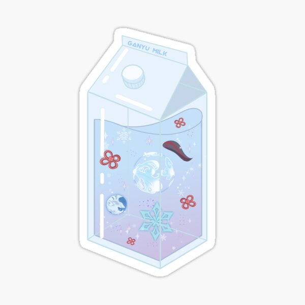 Item preview, Ganyu Milk Carton  designed and sold by Karucchi.
