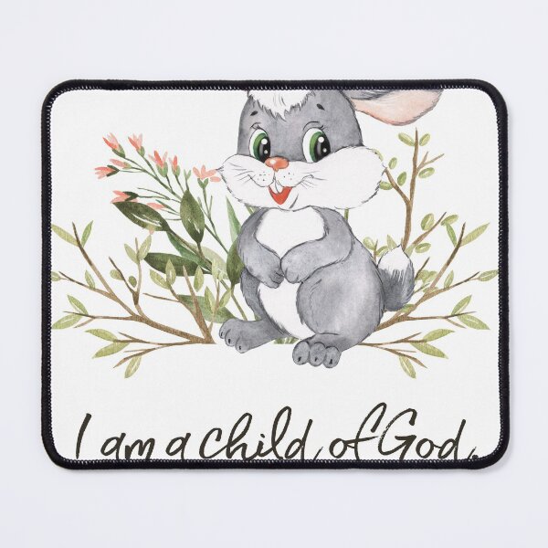 Item preview, I Am A Child Of God, Kids Bible Verse Art, Woodland Animals, Christian Nursery, Watercolor Scripture designed and sold by Dzhenka-Balimez.