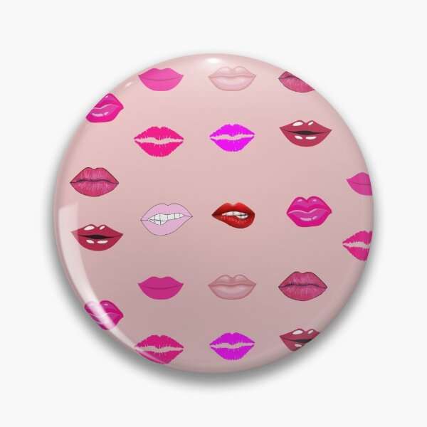 Item preview, Pink Pout Lips/Nine, Cute Pink, Pouty Lip Stickers/Hot Pink Aesthetic  designed and sold by haRexia.