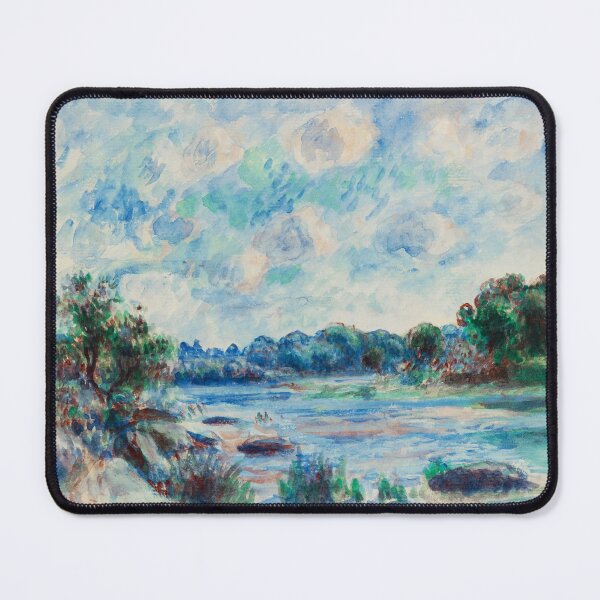 Item preview, Impressionist Painting Landscape at Pont–Aven (1892) by Pierre-Auguste Renoir designed and sold by Designedbysm.