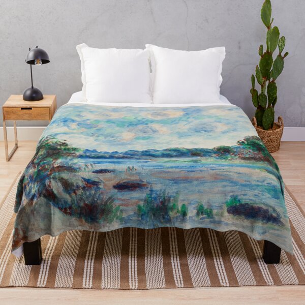 Item preview, Impressionist Painting Landscape at Pont–Aven (1892) by Pierre-Auguste Renoir designed and sold by Designedbysm.