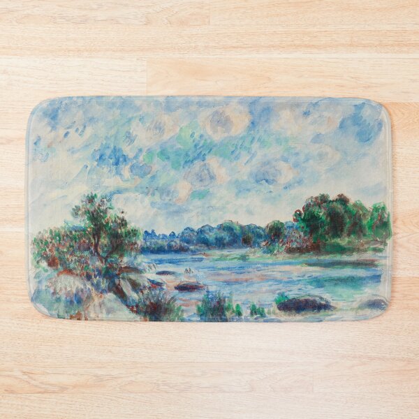 Item preview, Impressionist Painting Landscape at Pont–Aven (1892) by Pierre-Auguste Renoir designed and sold by Designedbysm.