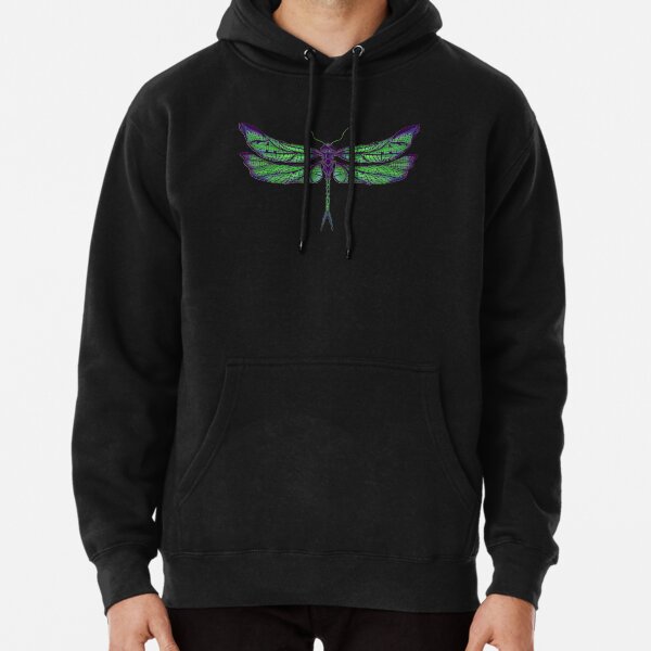 Dragonfly - Dark Colours Pullover Hoodie