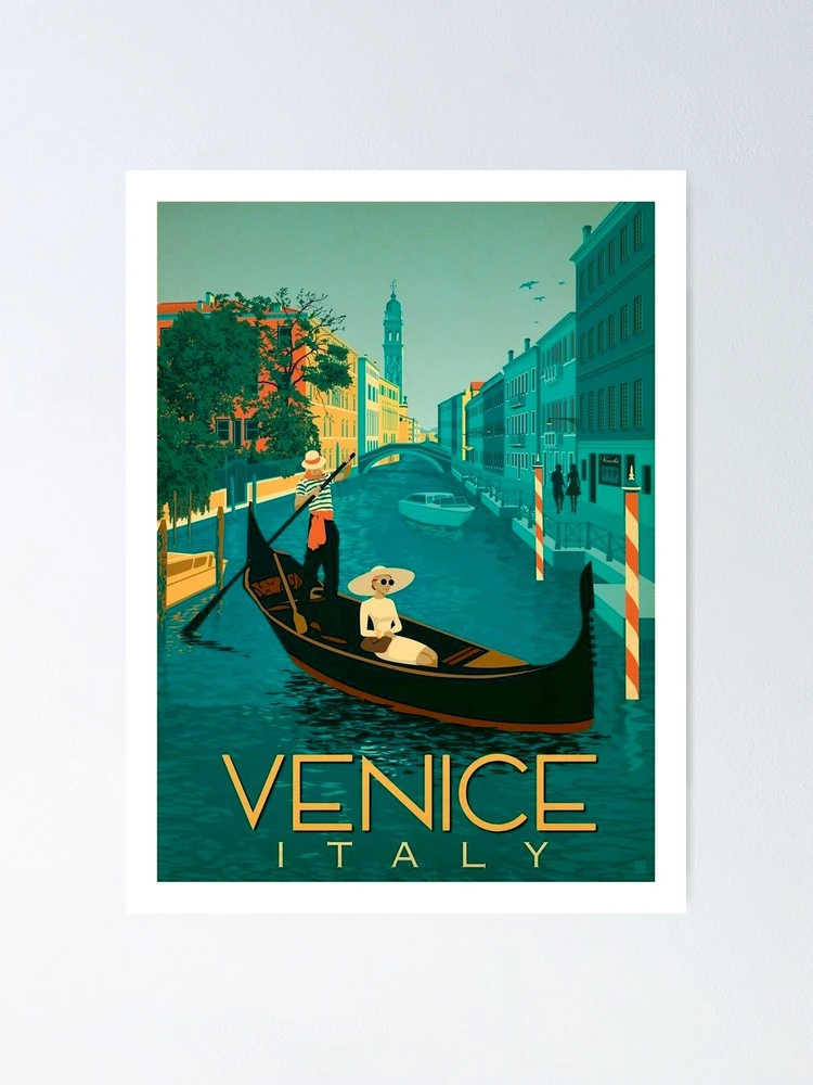 Venice Italia Targa In Latta Vintage Poster Parete Retro - Temu Italy