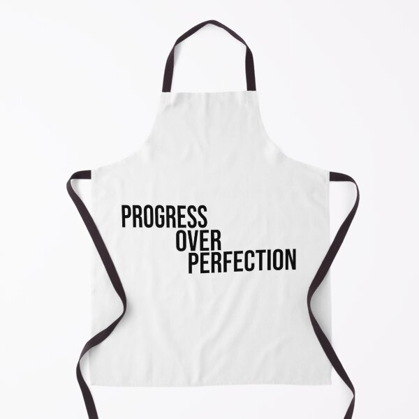 Item preview, Progress Over Perfection |Black Text designed and sold by ArtbyJamasin.