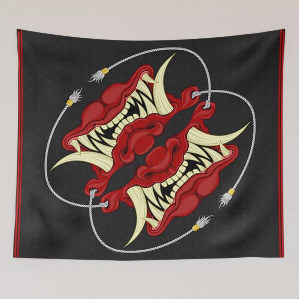 Item preview, tatoo, dragon mouth tatoo, fangs, bandana,  designed and sold by Nostrathomas66.