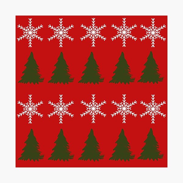 Item preview, Snowflakes and Christmas trees  designed and sold by KRJ Design.
