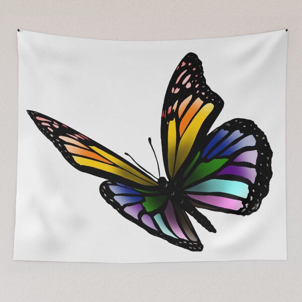 Item preview, Subtle Rainbow Pride Butterfly designed and sold by Zeons-Art.