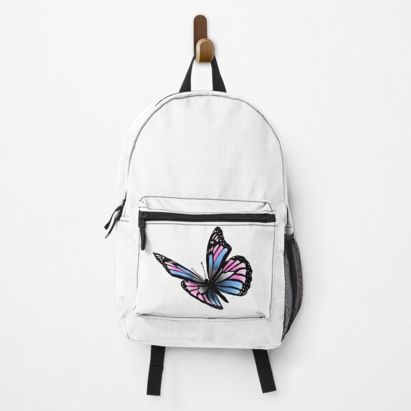 Item preview, Subtle Trans Pride Butterfly designed and sold by Zeons-Art.