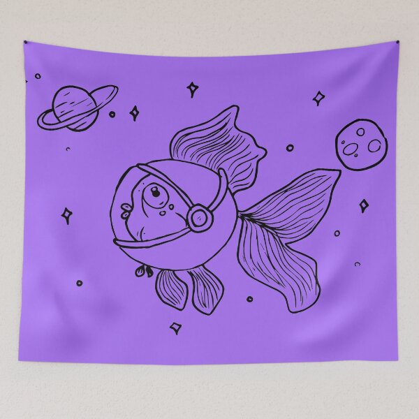 Item preview, Astronaut Fish designed and sold by crwrightdesigns.