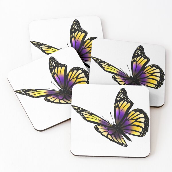 Item preview, Subtle Intersex Pride Butterfly designed and sold by Zeons-Art.