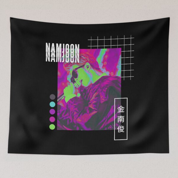 Item preview, BTS RM Vaporwave Collage designed and sold by sakurapalette.
