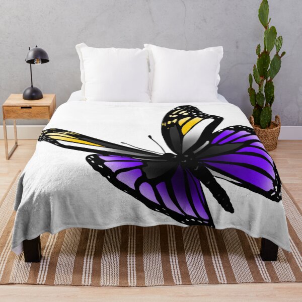 Item preview, Subtle Non-binary Pride Butterfly designed and sold by Zeons-Art.