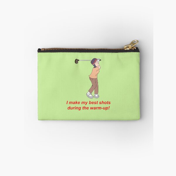 Item preview, Female Golfer: "I make my best shots during the warm-up!" designed and sold by SomeGuyLou.